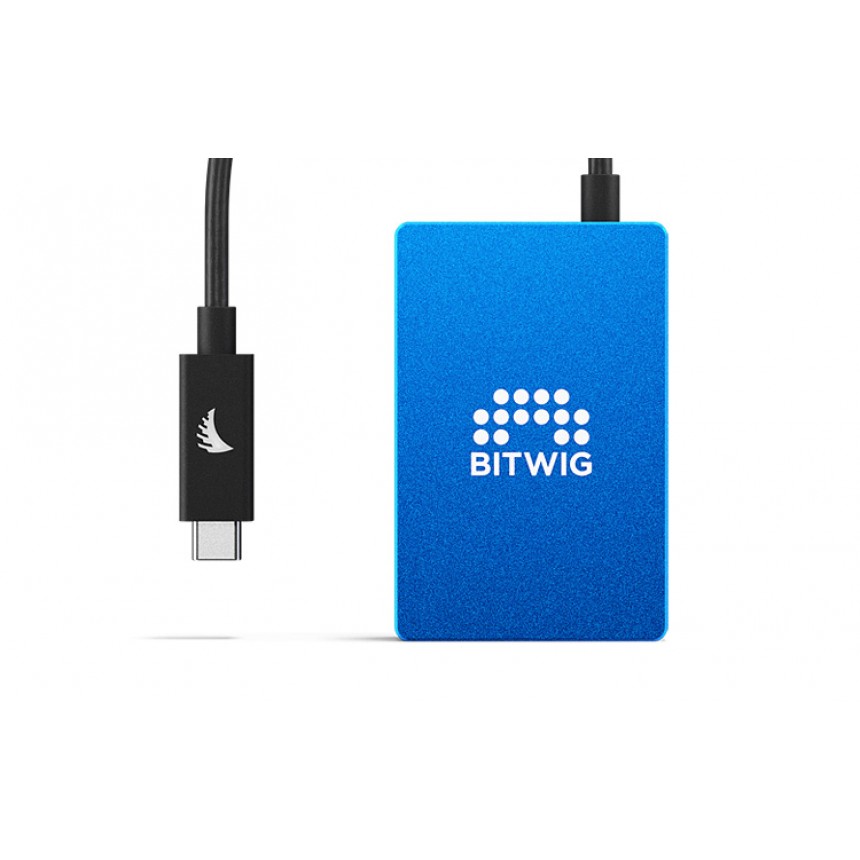 SSD2GO PKT MK2 BITWIG 512 GB Blue Внешний SSD диск 512 Gb. Интерфейс USB-C (голубой)