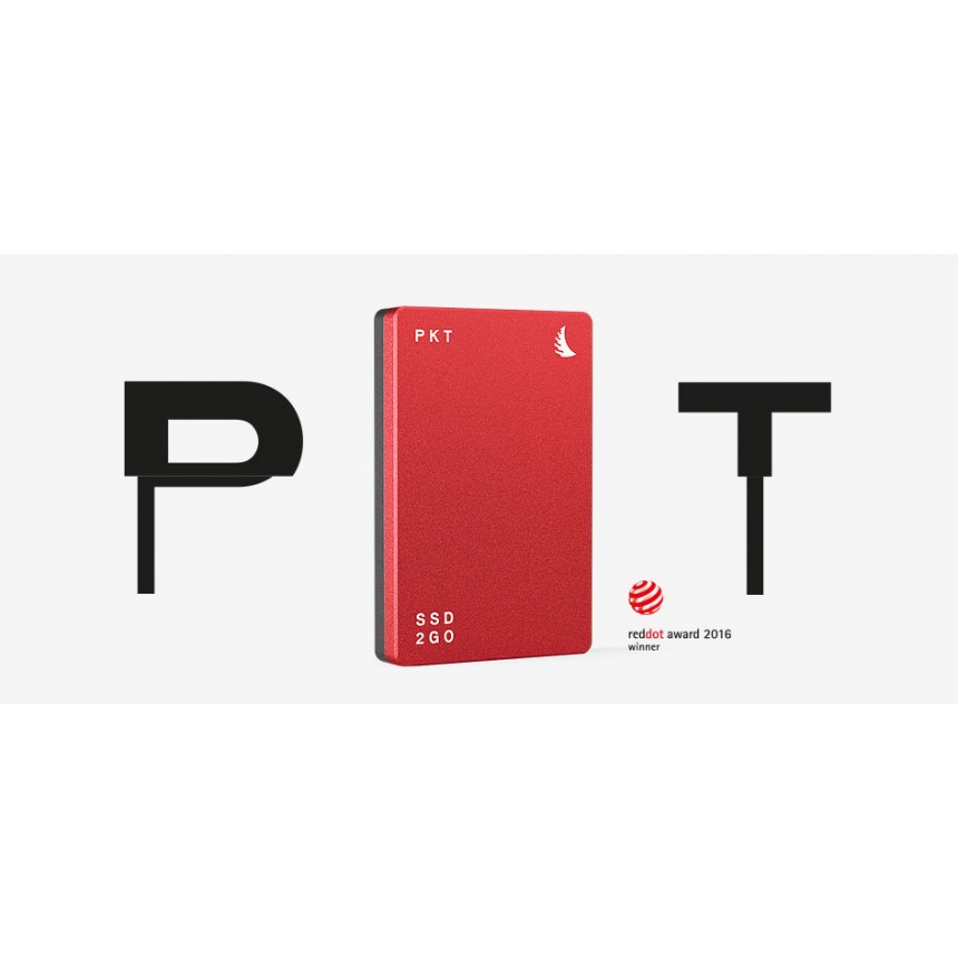 SSD2GO PKT MK2 512GB Red Внешний SSD диск 512 Gb. Интерфейс USB-C (красный)