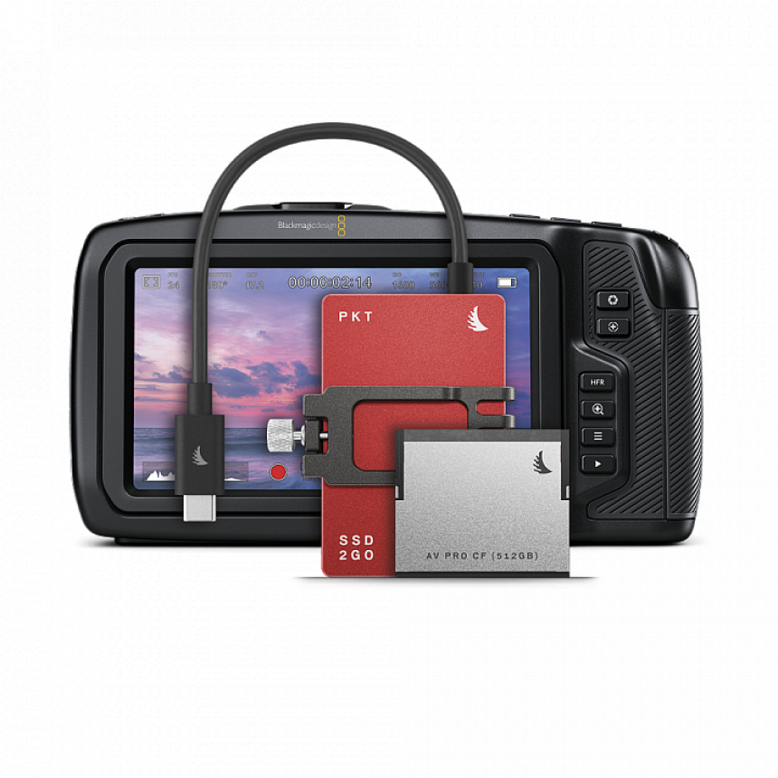 Match Pack for Z CAM E2 512GB SSD2go PKT Red