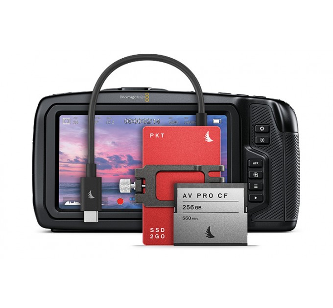 Match Pack for Blackmagicdesign Pocket Cinema Camera 4K 512GB SSD2go PKT Red | 256GB CFast Набор из