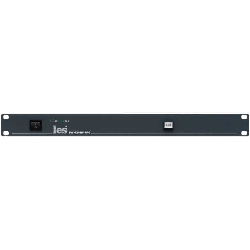 6-ти канальный релейный коммутатор Les SW-621HV-RP2 2 в 1 для 3G/HD/SD-SDI, DVB-ASI и CVBS сигналов. Управление с лицевой панели и по GPI, 2 БП