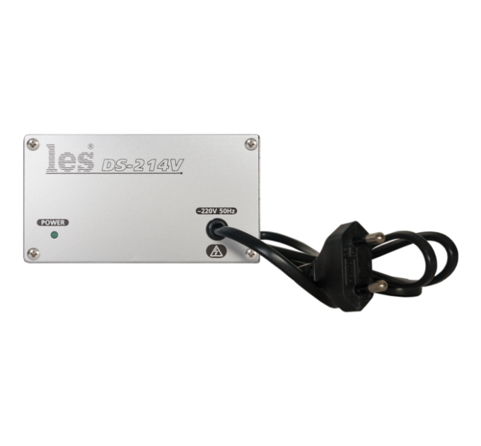 2-х канальный усилитель-распределитель Les DS-214V 1 в 4 композитных CVBS видеосигналов. Компактный корпус
