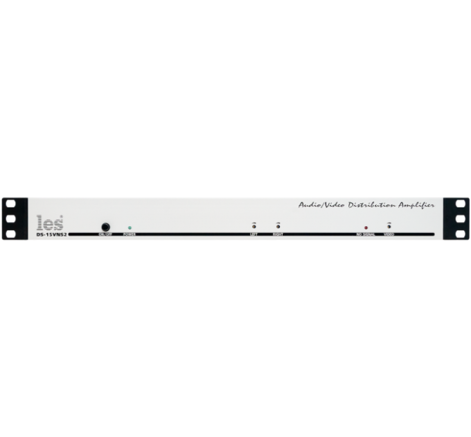 Les DS-15VNS2 Усилитель-распределитель 1 в 5 композитных видео и аналоговых стерео звуковых сигналов. Входные звуковые сигналы несимметричные, выходные симметричные.