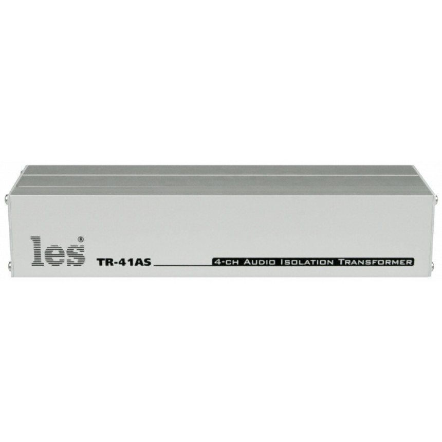 Les TR-41AS 4 канальный блок изолирующих трансформаторов для аналоговых симметричных аудиосигналов. Корпус 10".