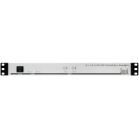 Les DS-214HDA 2 канальный усилитель-распределитель 1 в 4 для HD/SD-SDI и DVB ASI сигналов. Reclocking, релейный обход, 2 БП.