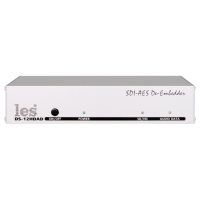  Де-эмбеддер Les DS-12HDAD из HD/SD-SDI 4 каналов звука. Выходы: 2 видео, 2 AES/EBU. Корпус 10"
