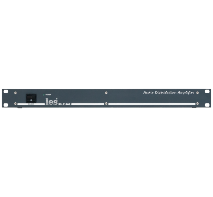 Les DS-214AS 2 канальный усилитель-распределитель 1 в 4 симметричных аудиосигналов.