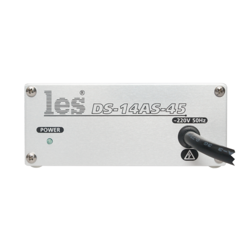 Усилитель-распределитель Les DS-14AS-45 1 в 4 стерео несимметричных аудиосигналов. Выходы симметричные, разъёмы RJ-45, компактный корпус