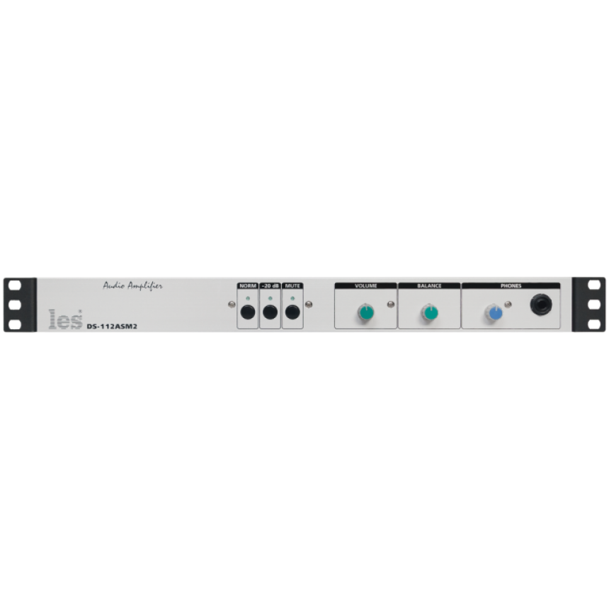 Les DS-112ASM2 Устройство управления уровнем звука на внешних контрольных мониторах. Входные сигналы - 2 канала аналогового симметричного аудио.