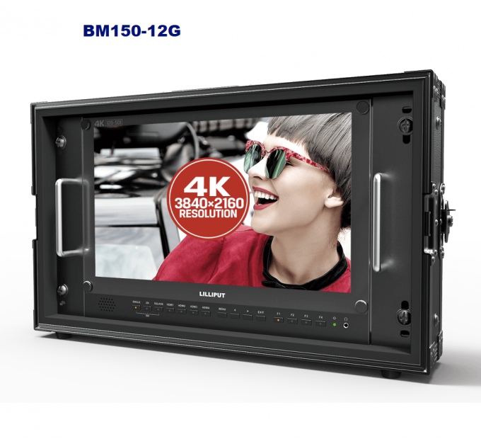 17.3 inch Pro 12G-SDI Broadcast/Production Monitor with 12G SFP/4K HDMI/3D-LUT/HDR