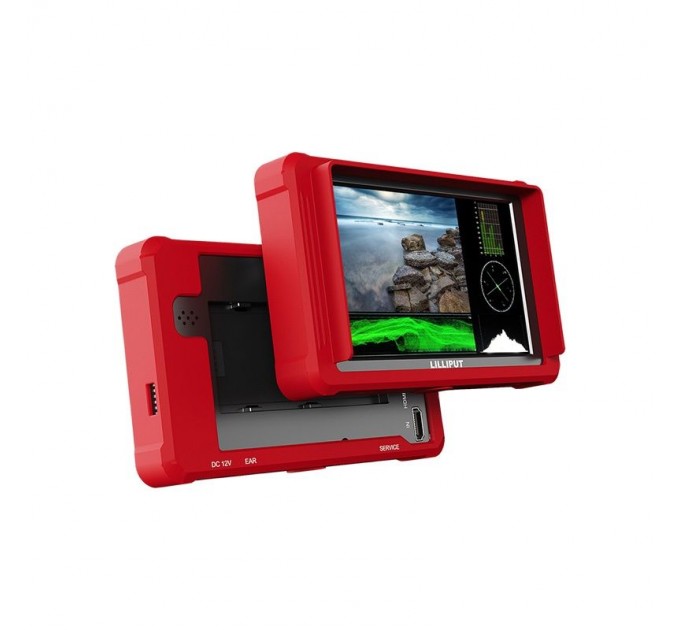 5.4 inch SDI monitor with HDMI 2.0, Metal Housing and Silicon Rubber Case