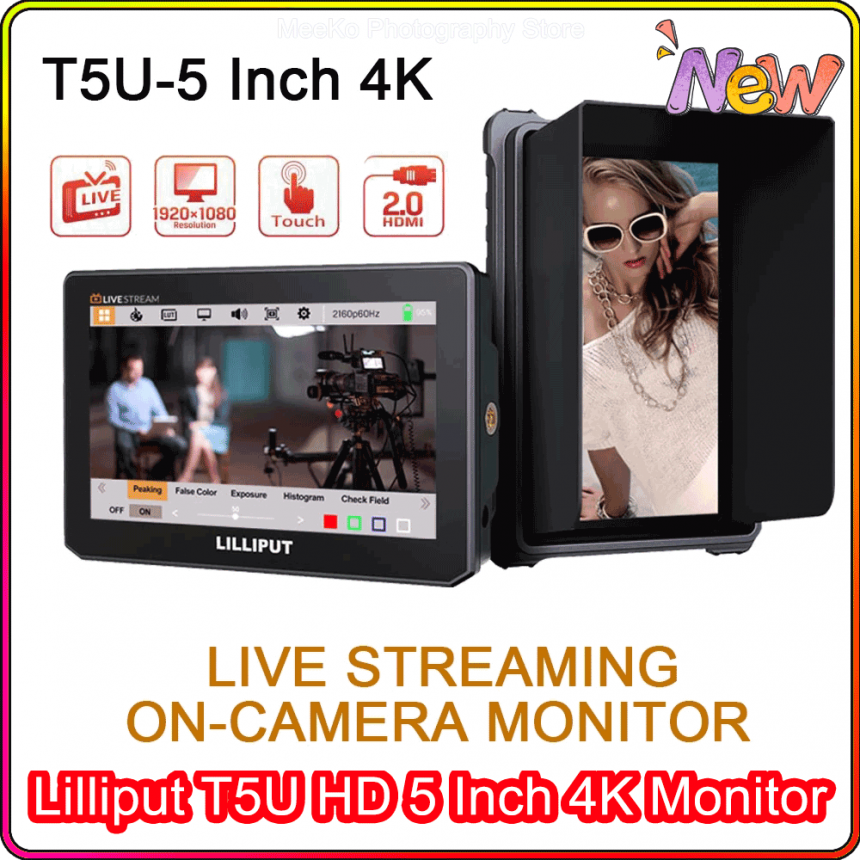 5 inch Live Streaming On-Camera Touch Monitor