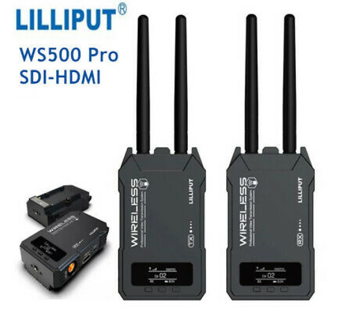 SDI/HDMI Wireless Video Transmission Receiver Transmitter with 500ft/150m distance