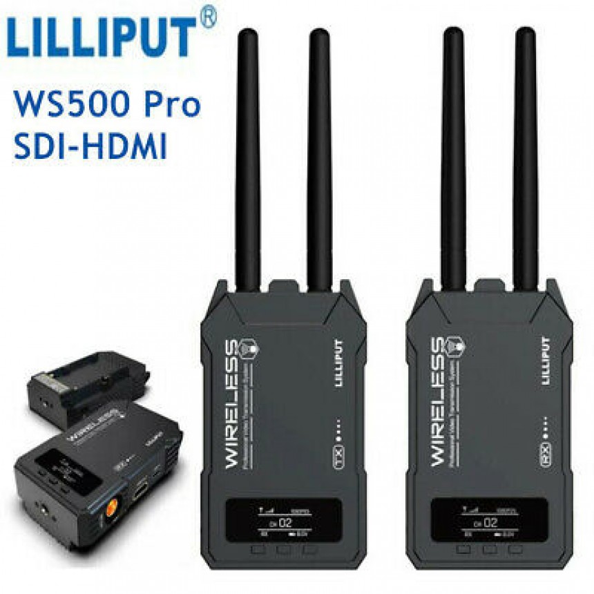 SDI/HDMI Wireless Video Transmission Receiver Transmitter with 500ft/150m distance