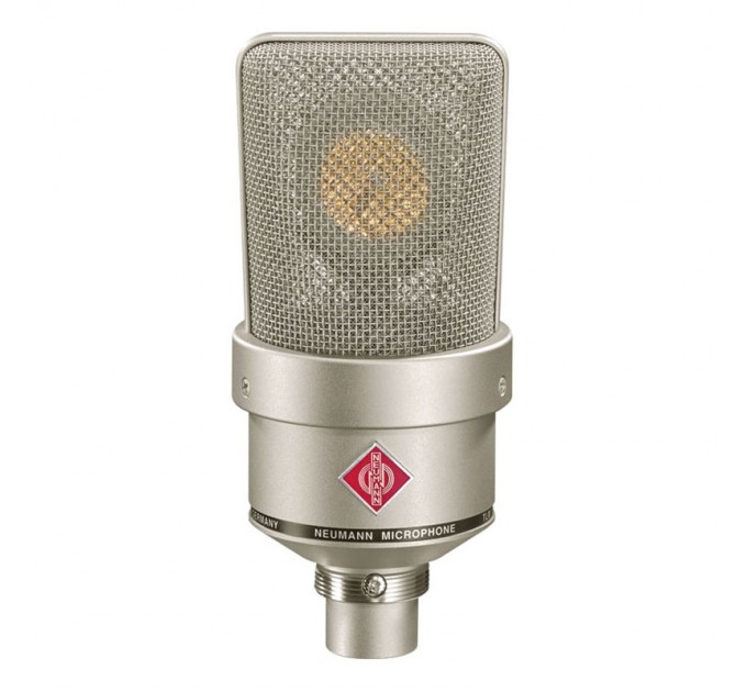 Комплект из двух кардиоидных конденсаторных микрофонов Neumann TLM 103 STEREO SET с большой диафрагмой, никелевого цвета