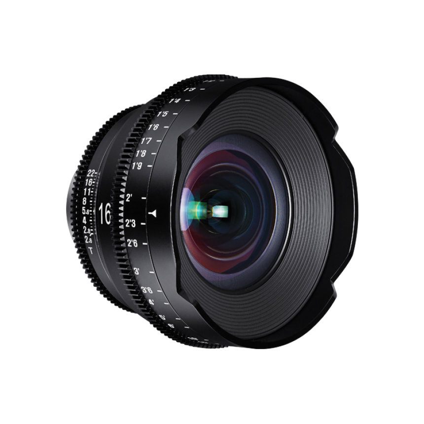 XEEN 16mm T2.6 FF CINE Lens PL кинообъектив с алюминиевым корпусом