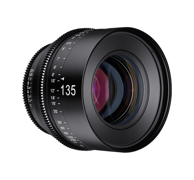 XEEN 135mm T2.2 FF CINE Lens Canon кинообъектив с алюминиевым корпусом