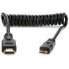 Atomos Coiled Mini HDMI to Full HDMI Cable (30cm)