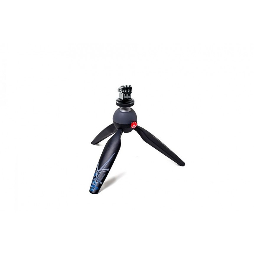 Мини-штатив, черный, с адаптером крепления для GoPro