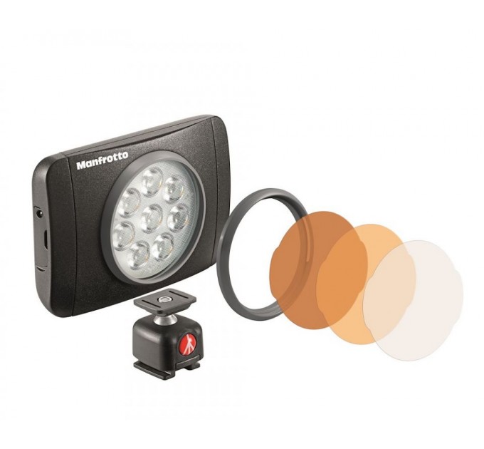 LED светильник Lumimuse с 8 светодиодами и аксесс., черный