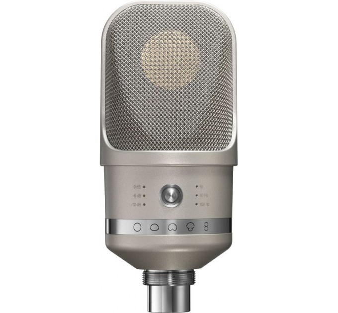 Многонаправленный конденсаторный микрофон Neumann TLM 107 с большой диафрагмой, никелевого цвета