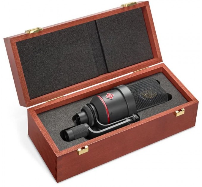 Студийный многонаправленный конденсаторный микрофон Neumann TLM 170 R MT с большой диафрагмой, черного цвета