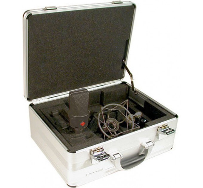 Комплект с одним кардиоидным конденсаторным микрофоном Neumann TLM 103 MT MONO SET с большой диафрагмой, черного цвета
