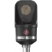 Студийный многонаправленный конденсаторный микрофон Neumann TLM 107 STUDIO SET BK с большой диафрагмой и амортизатором, черного цвета