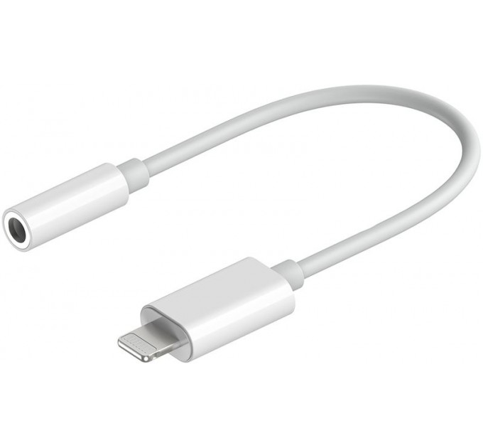 Hollyland кабель-адаптер Apple Lightning - Jack F 3.5мм TRS, 0.08м