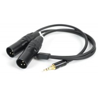 Hollyland кабель-адаптер Jack 3.5мм TRS - 2 XLRF 3pin, 0.5м