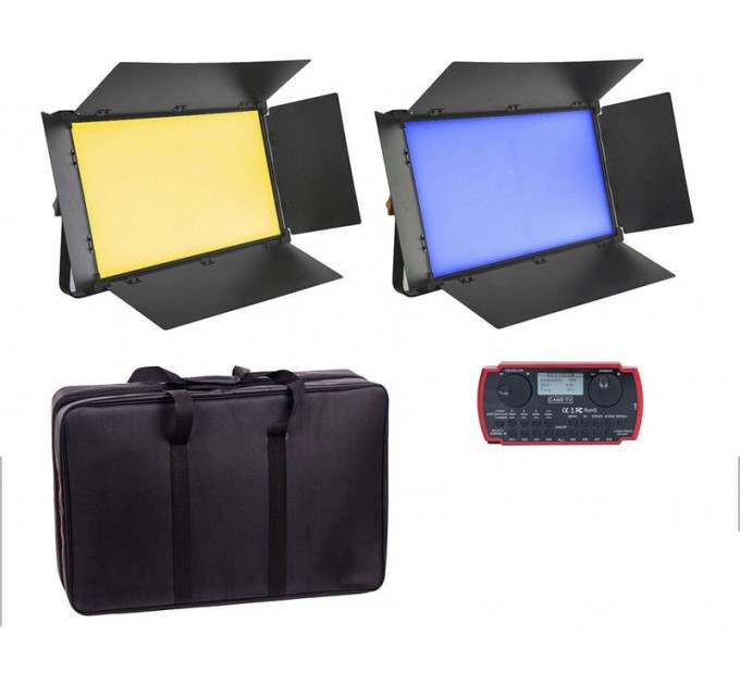 Комплект из двух светодиодных осветительных панелей Boltzen Perseus RGBDT 150W SMD Portable LED 2-Light Kit от CAME-TV