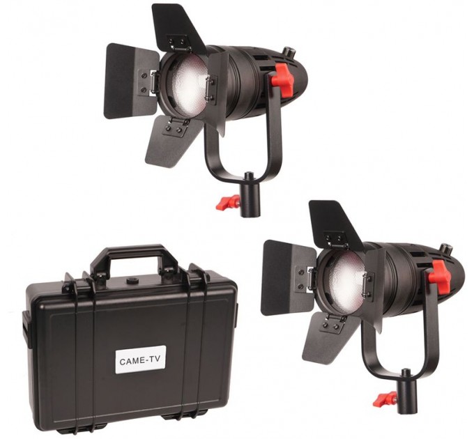 Комплект из двух светодиодных осветительных приборов Boltzen B30 Fresnel 30W 2-Light Kit от CAME-TV