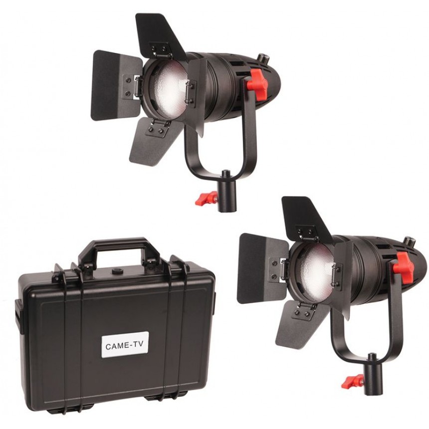 Комплект из двух светодиодных осветительных приборов Boltzen B30 Fresnel 30W 2-Light Kit от CAME-TV