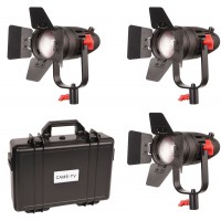 Комплект из трех светодиодных осветительных приборов Boltzen B30 Fresnel 30W 3-Light Kit от CAME-TV