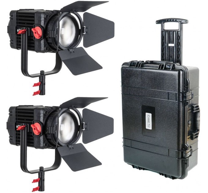 Комплект из двух светодиодных осветительных приборов Boltzen 100W Daylight Fresnel 2-Light Kit от CAME-TV
