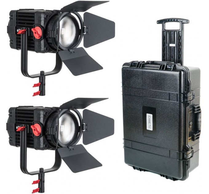 Комплект из двух светодиодных осветительных приборов Boltzen 150W MKII LED Bi-Color Fresnel 2-Light Kit от CAME-TV