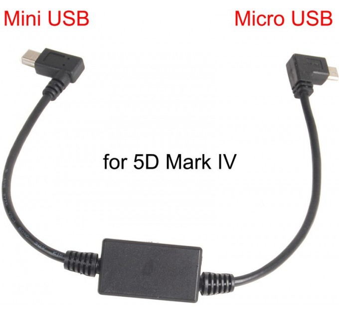 Кабель управления камерой Mini-USB to Micro-USB Record and Shutter Cables for Select Canon Cameras от CAME-TV