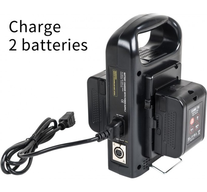 Зарядное устройство с двумя аккумуляторами Mini 99 Lightweight V-Mount Battery 2-Pack with Dual Charger Kit от CAME-TV