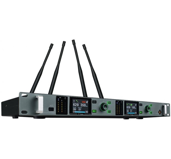 Беспроводная двухканальная микрофонная система UHF с технологией True Diversity ACEMIC X2 (600-937 МГц) в зависимости от региона