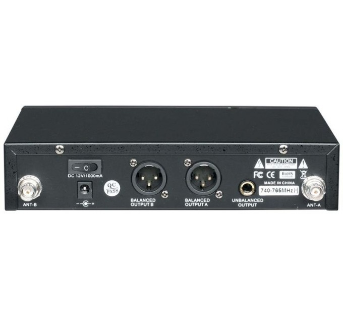 Беспроводная двухканальная микрофонная система UHF с технологией True Diversity ACEMIC EX-200 (600-928 МГц) в зависимости от региона