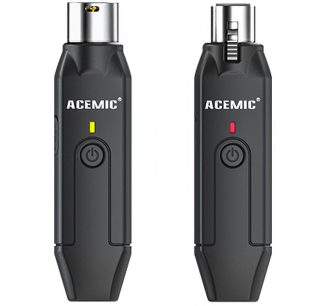 Беспроводные трансиверы ACEMIC G6 (2.4ГГц) XLR-M и XLR-F для проводных динамических микрофонов