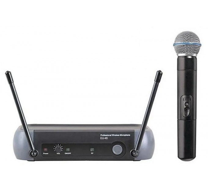 Беспроводная микрофонная система ACEMIC EU-45 с приемником и одним ручным микрофоном