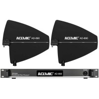 Четырехканальный антенный усилитель-распределитель ACEMIC AD-890 для беспроводной микрофонной системы