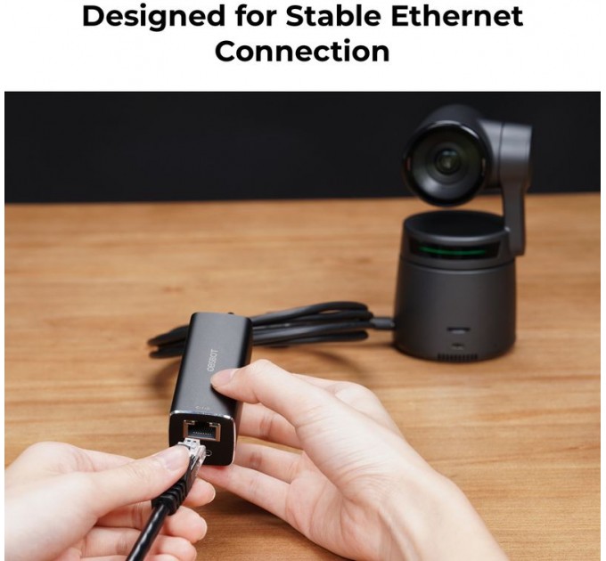 Адаптер OBSBOT USB-C to Ethernet Adapter для стабильного соединения