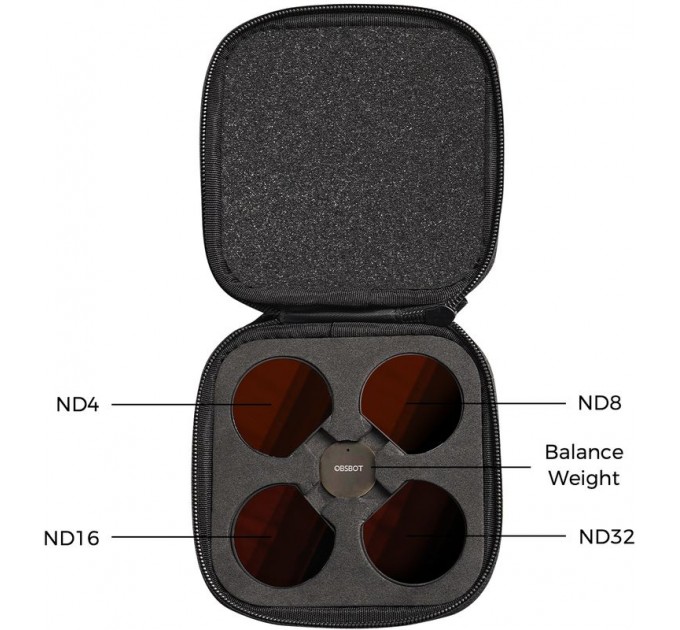 Набор фильтров OBSBOT ND Filters для обеспечения контроля света попадающего в объектив камеры в различных условиях освещенности